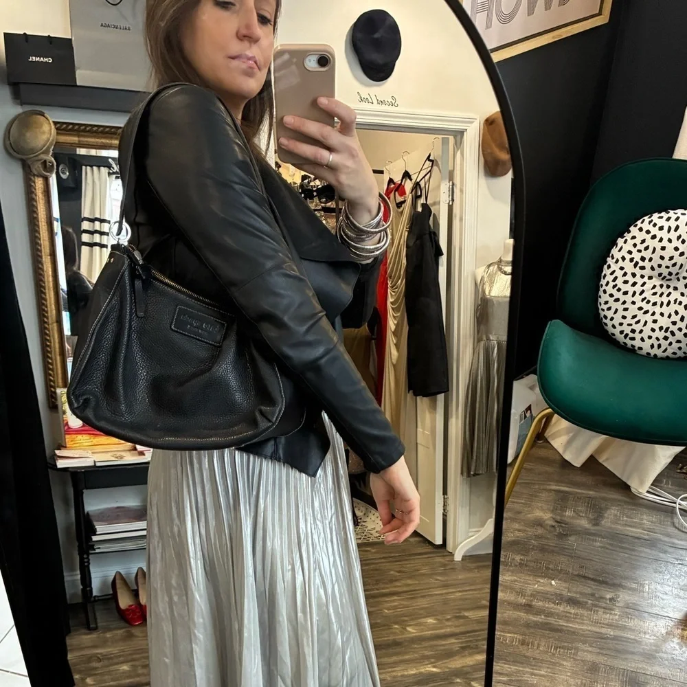 Kate Spade black small shoulder bag vintage